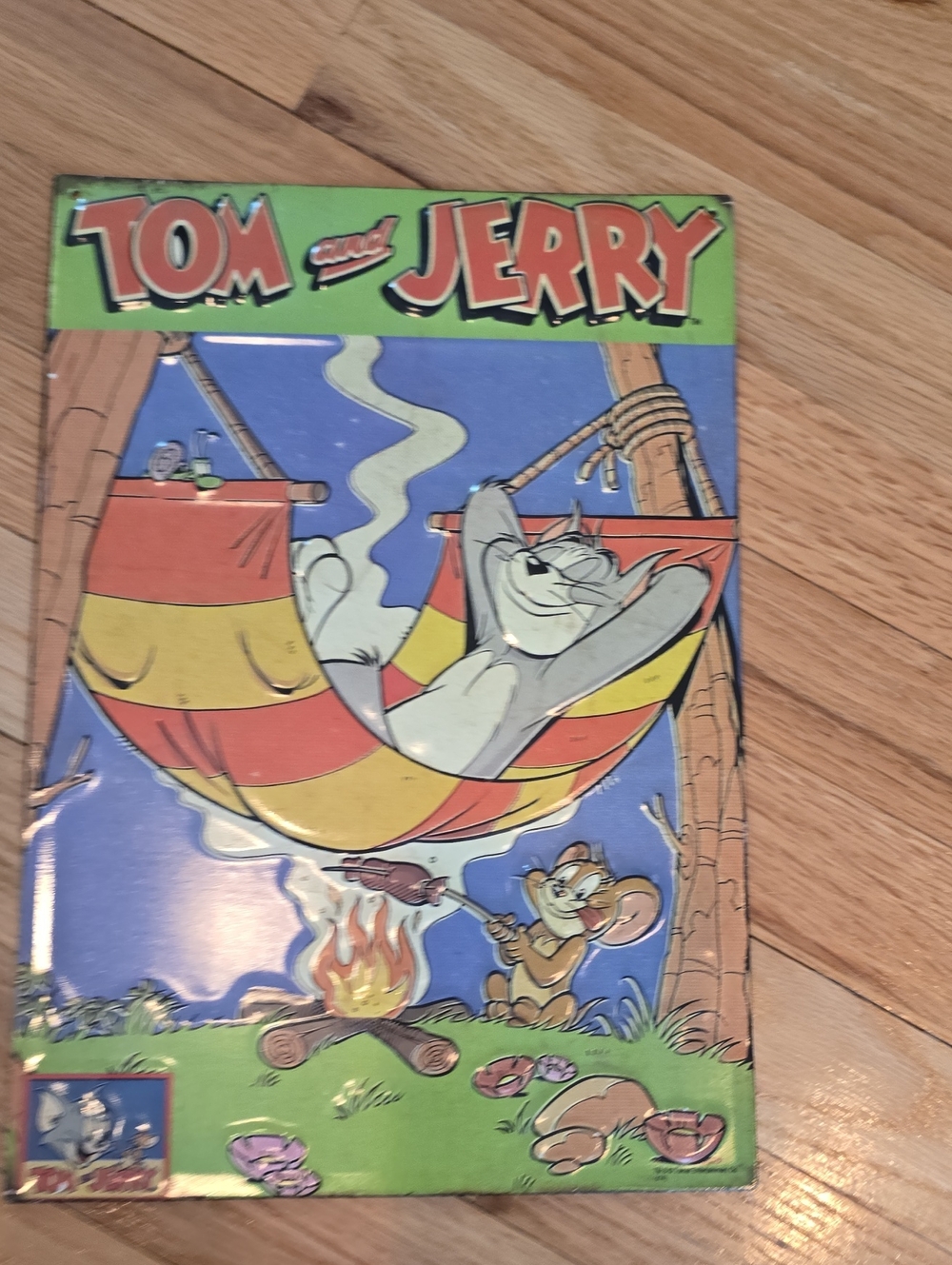 Metal Poster - Colorful Cartoon Tom Abd Jerry